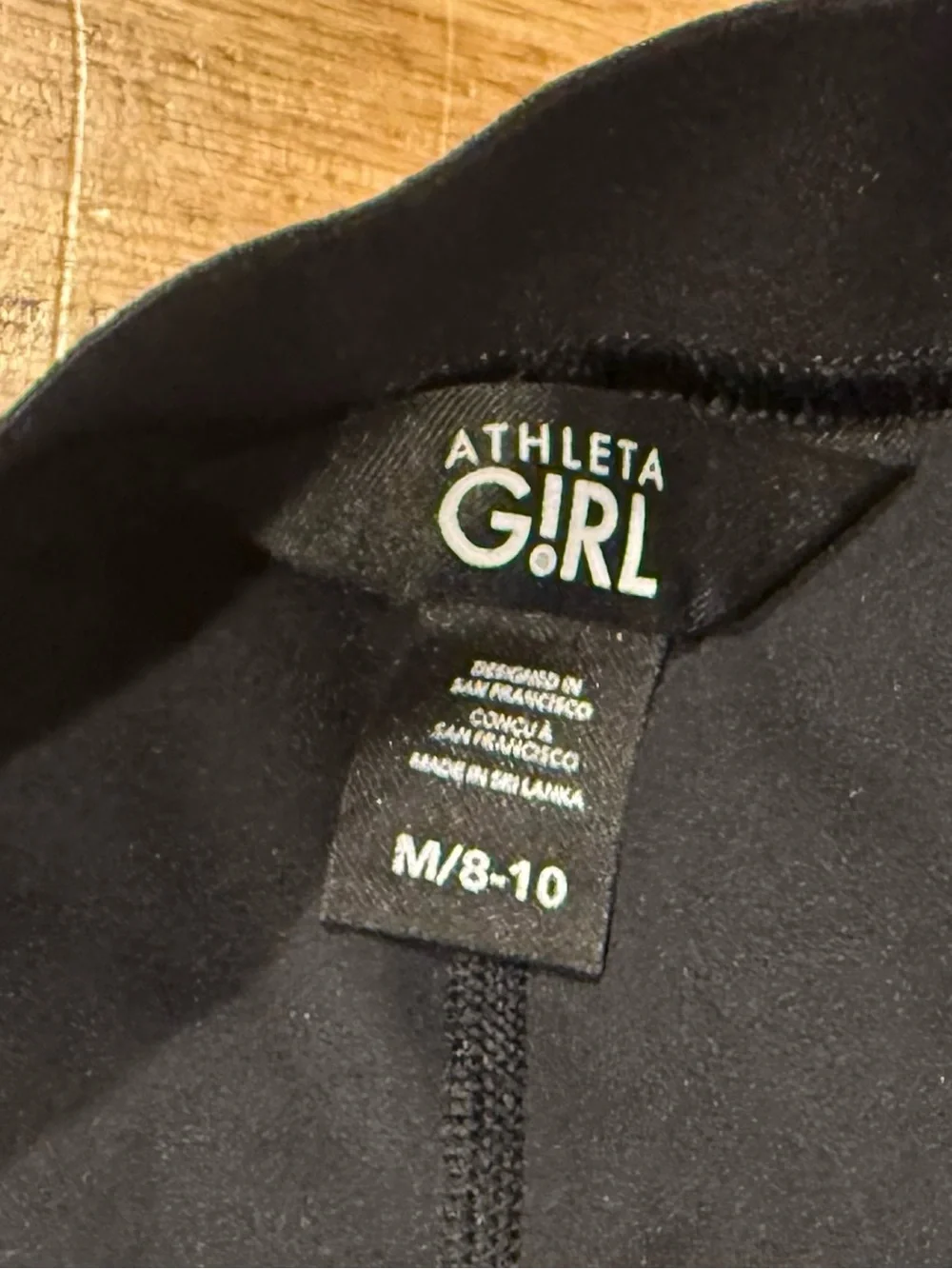 Athleta girls black